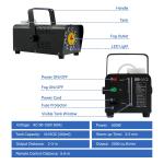 Wireless RGB Fogger with Remote Controller