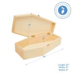 Halloween Coffin Box Bundle - 12 inch, Pack of 6