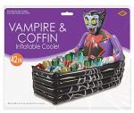 Vampire Coffin Inflatable Drink Holder Cooler