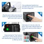 Wireless RGB Fogger with Remote Controller