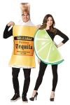 Tequila Bottle & Lime Slice Couples Costume