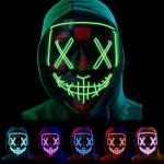 Green LED Purge Mask for Festival Halloween Party