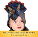 Triceratops Costume Onesie for Toddlers - Blue