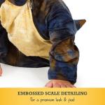 Triceratops Costume Onesie for Toddlers - Blue