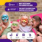 Kids Blue Squid Face Painting Kit - 24 Colors