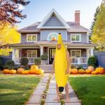 Funny Banana Costume for Adults and Kids