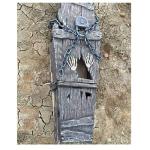 Halloween Skull Coffin Prop with Foam Chain