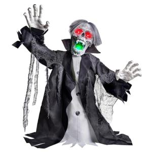 Motion-Activated Zombie Groundbreaker Halloween Decoration