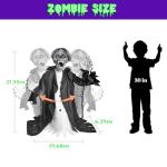 Motion-Activated Zombie Groundbreaker Halloween Decoration