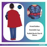 Child Boys Superman Classic Fancy Dress Costume, Age 3-4