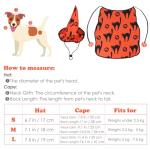 POPETPOP Dog Wizard Costume with Witch Hat - Halloween Apparels