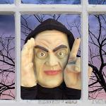 Animated Scary Peeper Window Tapper Halloween Decoration