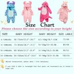 Cute Blue Monster Baby Hooded Romper Outfit