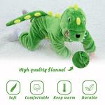 Green Dinosaur Hooded Romper for Kids