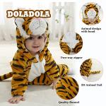 Baby Tiger Hooded Cartoon Onesie Romper