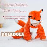 Fox Baby Animal Onesie Pajamas Halloween Costume