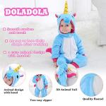Unicorn Hooded Onesie for Toddlers Ages 4-5
