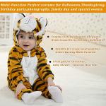 Baby Tiger Hooded Cartoon Onesie Romper