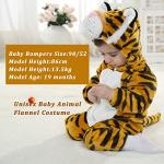 Baby Tiger Hooded Cartoon Onesie Romper