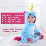 Unicorn Hooded Onesie for Toddlers Ages 4-5
