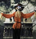 Animated Skeleton Scarecrow for Indoor/Outdoor Halloween Decor