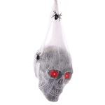 Voice Activated Hanging Skeleton with Light-Up Eyes
