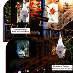 Voice Activated Hanging Skeleton with Light-Up Eyes