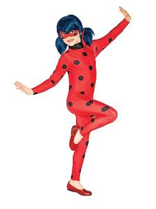 Miraculous Ladybug Child Costume with Eye Mask