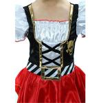 Girls Pirate Costume with Hat for Kids 3-10