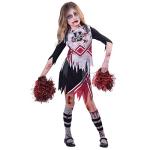 Zombie Cheerleader Halloween Costume for Kids