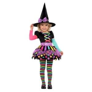 Amscan Girls Mismatched Witch Halloween Costume