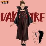 Royal Vampire Costume Set for Girls