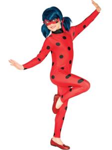 Miraculous Ladybug Child Costume with Eye Mask