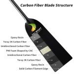 IDBF Approved Carbon Fiber Dragon Boat Paddle 49