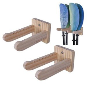 Wooden Paddle Storage Rack for Dragon Boat Paddles