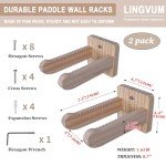 Wooden Paddle Storage Rack for Dragon Boat Paddles