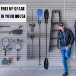 PE-Coated Paddle Storage Rack for 4 Paddles