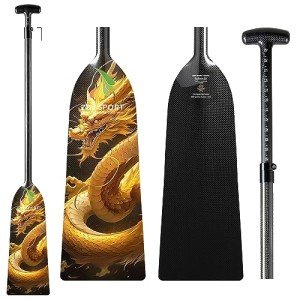 Adjustable Carbon Fiber Dragon Boat Paddle with T Handle