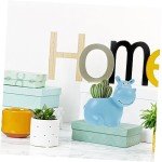 Hippo Whale Succulent Planter for Home Decor