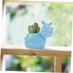 Hippo Whale Succulent Planter for Home Decor