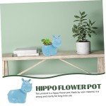 Hippo Whale Succulent Planter for Home Decor