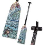 Adjustable Carbon Fiber Dragon Boat Paddle - Turtle Design