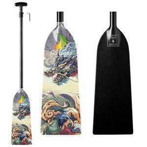 Z&J SPORT Adjustable Carbon Fiber Dragon Boat Paddle