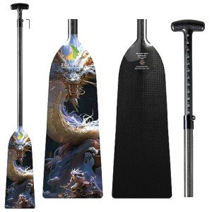 Z&J Sport Adjustable Carbon Fiber Dragon Boat Paddle