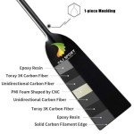 Z&J Sport Black Dragonboat Paddle for All Genders