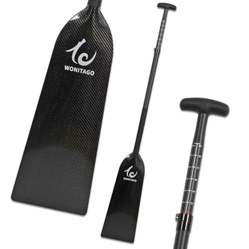 WONITAGO Adjustable Lightweight Carbon Dragon Boat Paddle