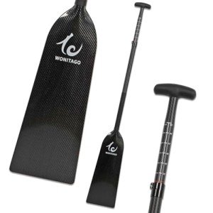 WONITAGO Adjustable Lightweight Carbon Dragon Boat Paddle