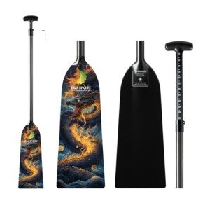 Adjustable Carbon Fiber Dragon Boat Paddle with Graphic