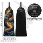 Adjustable Carbon Fiber Dragon Boat Paddle with Graphic