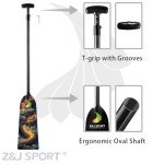 Adjustable Carbon Fiber Dragon Boat Paddle with Graphic